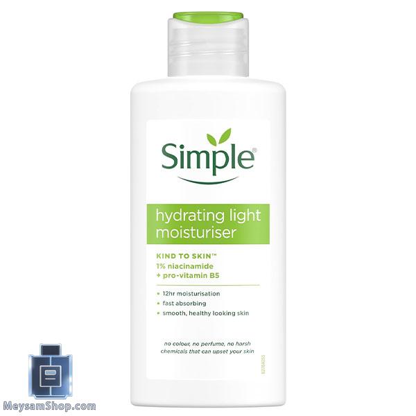 کرم مرطوب کننده لایت سیمپل Simple Light Hydrating Moisturiser 125Ml